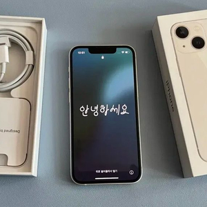 아이폰 13미니 128 스타라이트,풀박스,상태A급,배터리90프로모든.기능정상배터리 ㅡ90프로상태 ㅡA급 스타라이트1 이미지