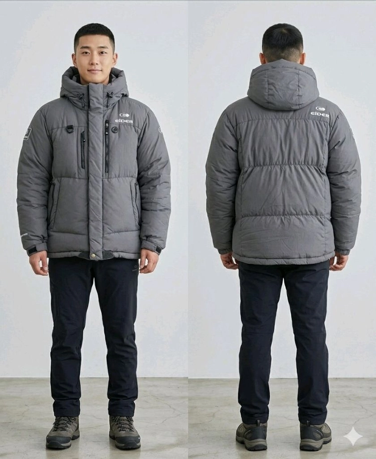 (105/XL) 아이더 캄피로 그레이 대장급 구스 패딩 노스페이스 히말라야 - 안심되는 중고거래