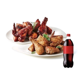 BBQ 황금올리브 닭다리, 황금올리브 콤보, 황금올리브 후라이드 양념/ 굽네치킨 고추바사삭 갈비천왕,볼케이노 치킨 이미지