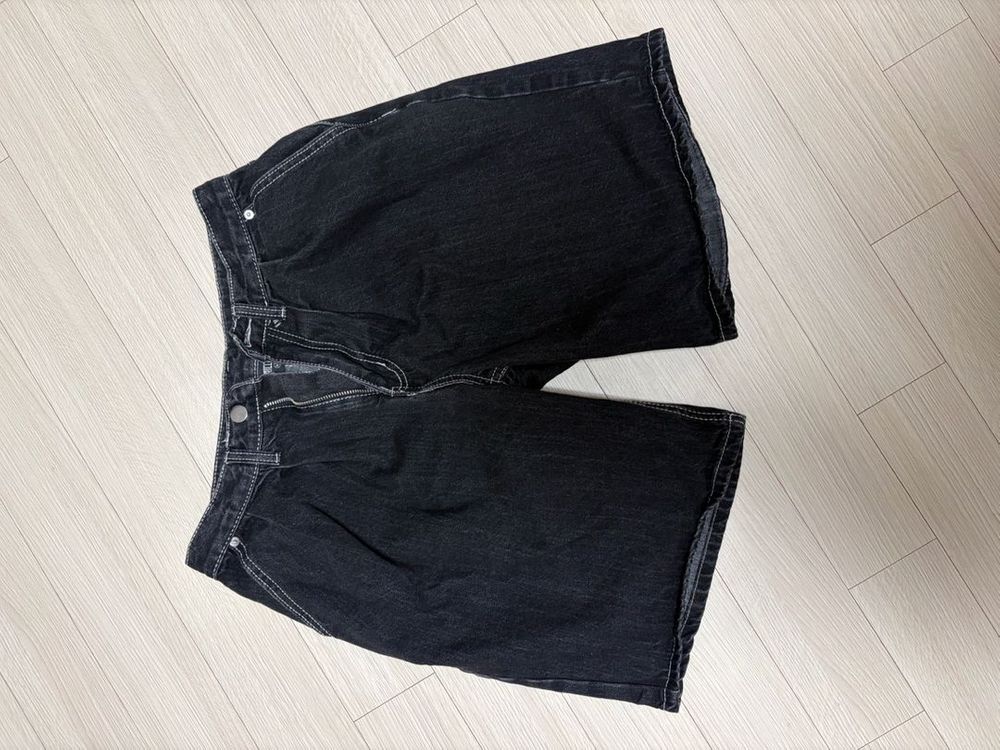트릴리온 와이드 데님 반바지 M 이미지
