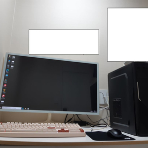 컴퓨터풀세트i7,16GBGTX1070삼성32인치모니터,180GB+마우스,패드+키보드30만원 이미지