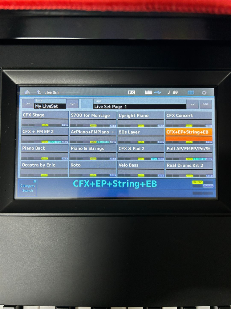 야마하 MODX8+ Yamaha MODX8 Plus 신디사이저 88건반 이미지
