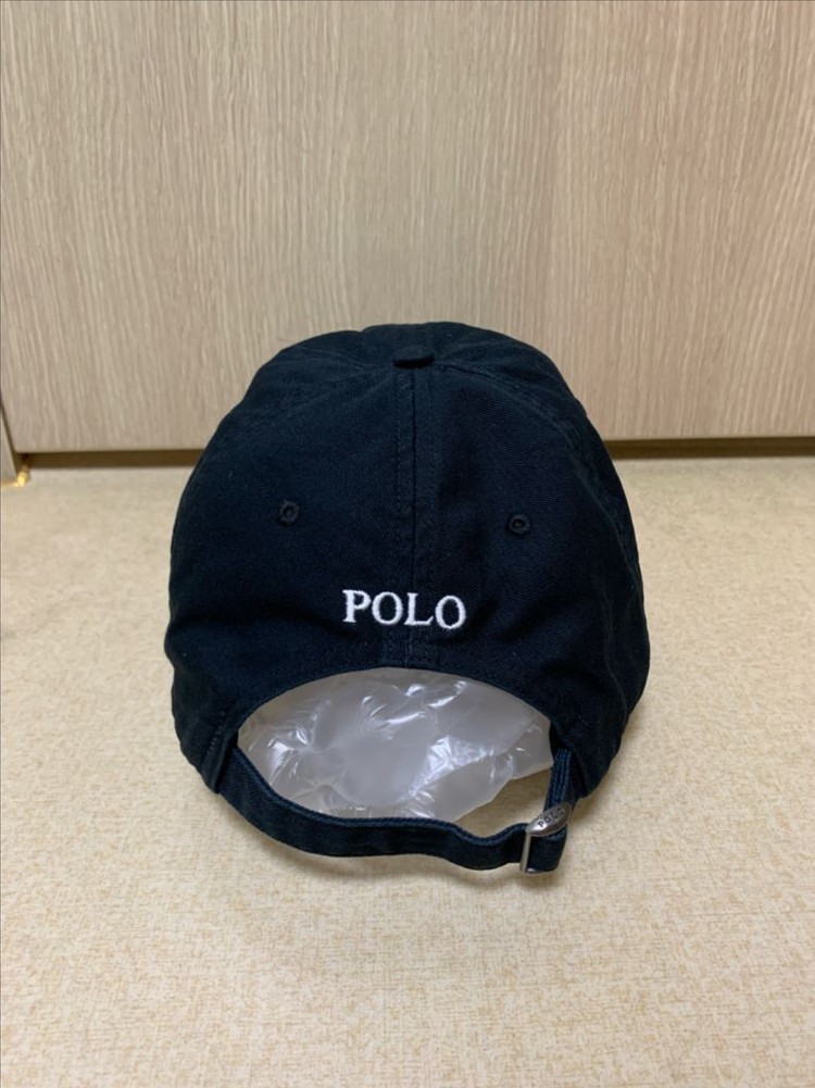 폴로 랄프 로렌 코튼 치노 베이스 볼 캡 [블랙] 이미지