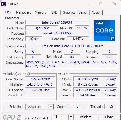 MSI GP66레오파드 게이밍노트북 RTX3070 이미지
