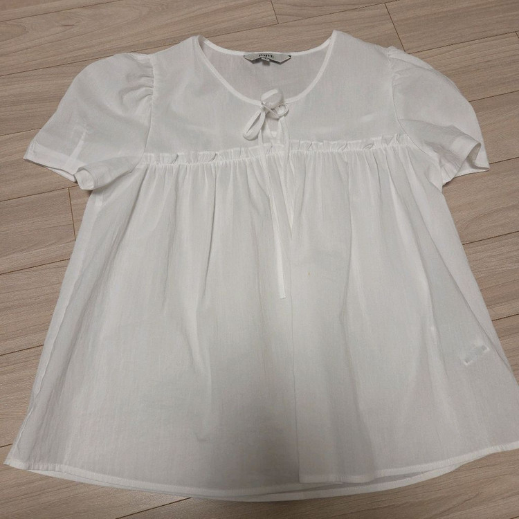 레이브 셔링 블라우스 VW6MB517 화이트 S 이미지