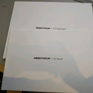 미니스포럼 V3 키보드, 킥스탠드, 펜 액세서리 일괄 이미지