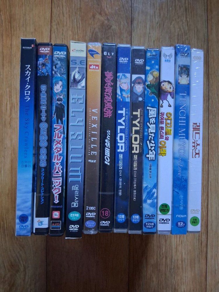 DVD애니일괄.상태 좋아요.이중에 구하기 힘들 애니도 있어요 이미지
