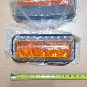 파박이 써치 LED 싸이키램프 황색 12V 24V 화물차 중장비 트랙터 팝니다 이미지