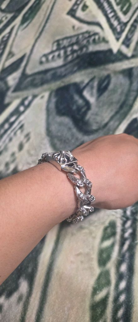[Chrome Hearts]크롬하츠 남성 팔찌 은925 이미지