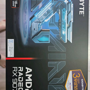 라데온 RX 9070 XT 게이밍 그래픽카드 이미지
