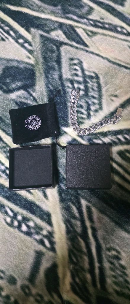 [Chrome Hearts]크롬하츠 남성 팔찌 은925 이미지