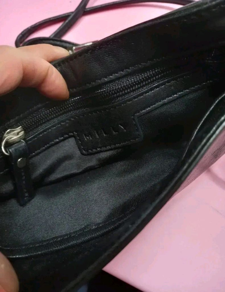 여성 가죽 미니 크로스백 (블랙) 이미지