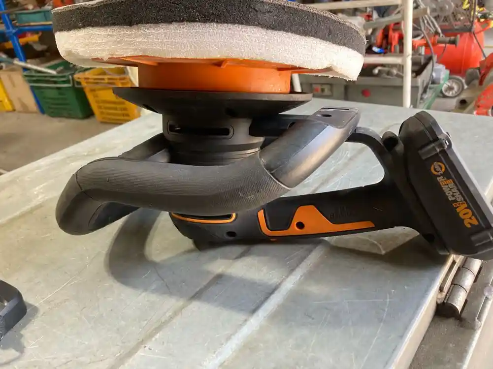 WORX WX856L 20V 광택기 10인치 무선 폴리셔 이미지