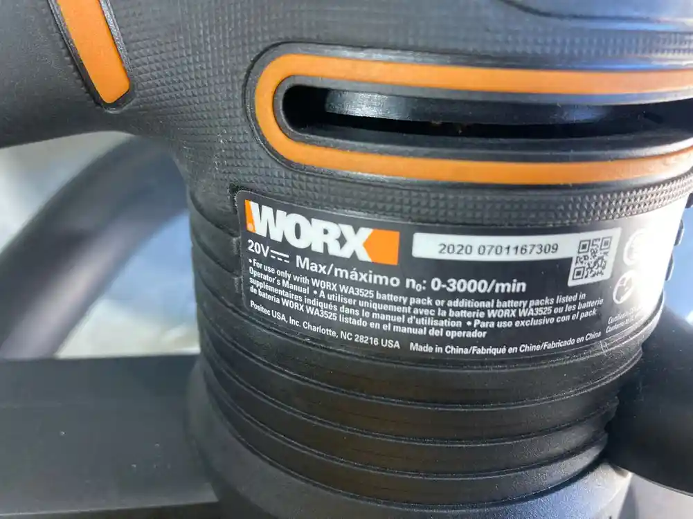 WORX WX856L 20V 광택기 10인치 무선 폴리셔 이미지