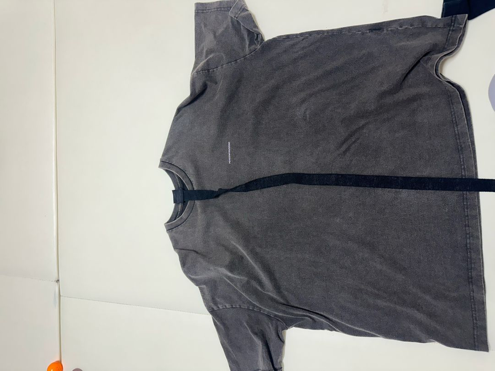 피스마이너스원 빈티지셔츠 차콜그레이 이미지