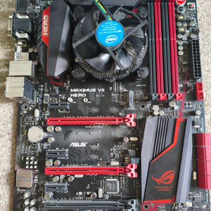 [반본체 부품용] i7 4790k, z97 보드 불량 이미지