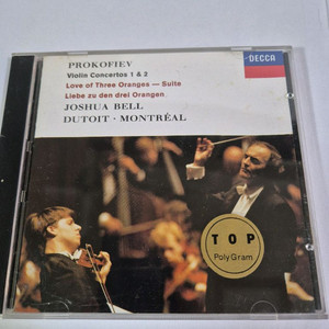 프로코피예프 바이올린 협주곡 1 2 조슈아 벨 뒤투아 몬트리올 DECCA CD 이미지