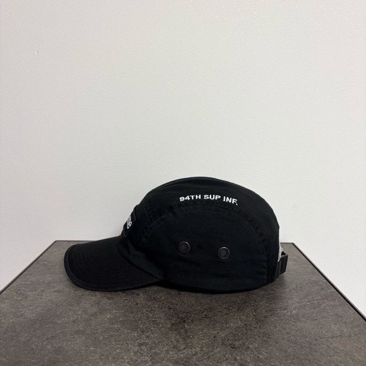 (OS) 슈프림 박스로고 캠프캡 모자 21FW 밀리터리 블랙 이미지