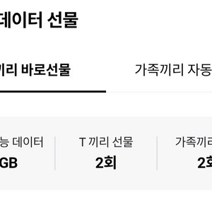 SKT 데이터 1기가 이미지