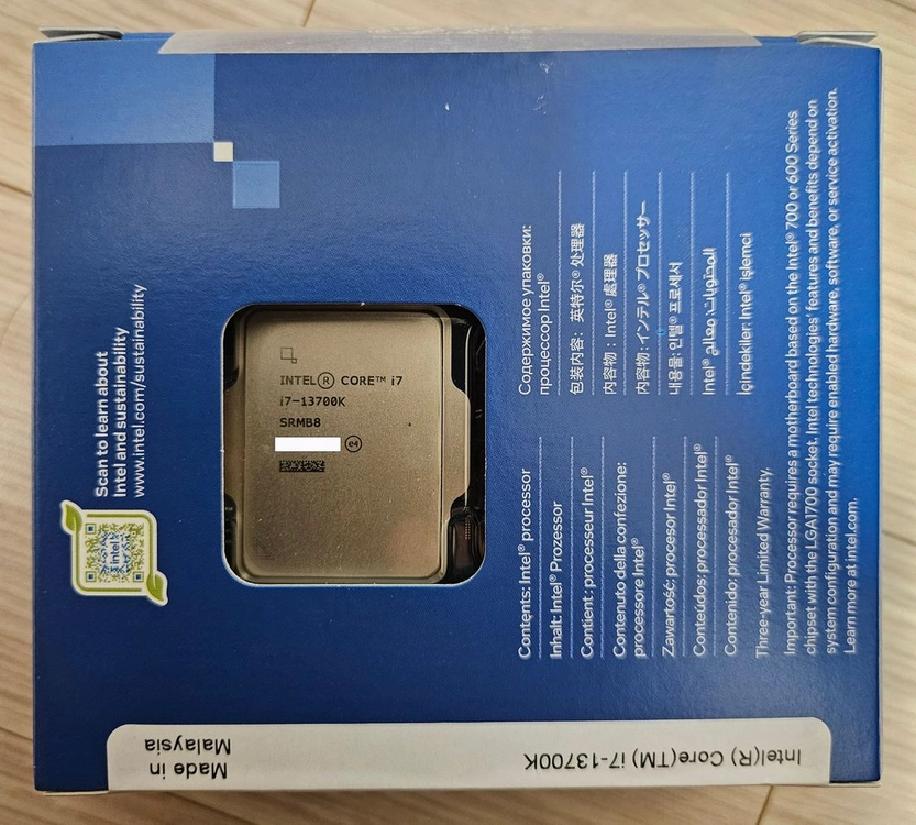 인텔 i7-13700K+메인보드+메모리(64GB)+GPU(16GB) 반본체 이미지