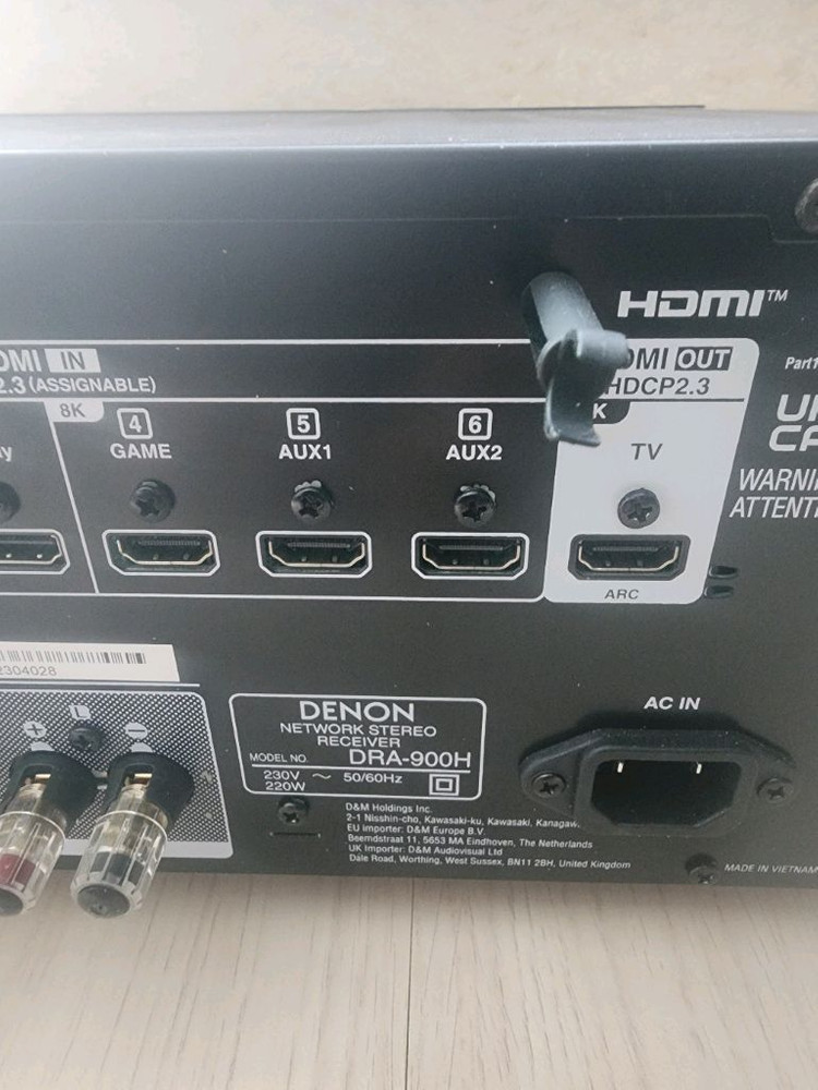 데논 DRA-900H AV 리시버 블랙 DENON 엠프 이미지