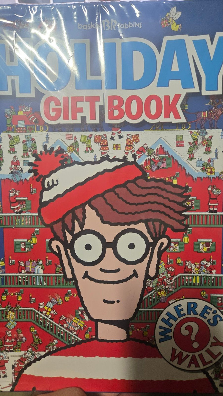 배스킨라빈스 월리 홀리데이 기프트북 HOLIDAY GIFT BOOK팝니다 이미지