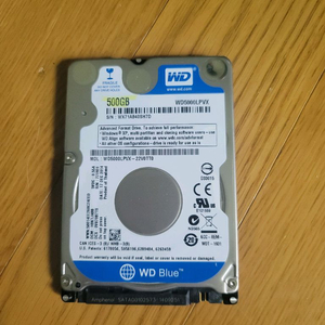 WD BLUE 500GB HDD 이미지