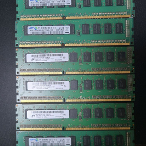 DDR3 2GB 메모리 6개 세트 이미지