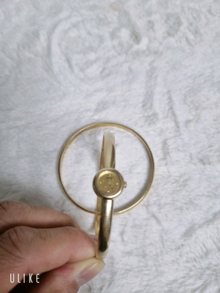 14K 금도금 팔찌 시계 둘레(22cm) 이미지