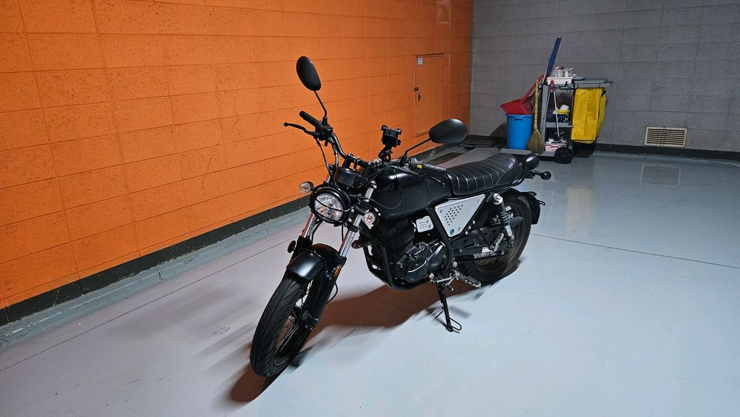 클래식 오토바이 부캐너 125cc 팝니다. 이미지