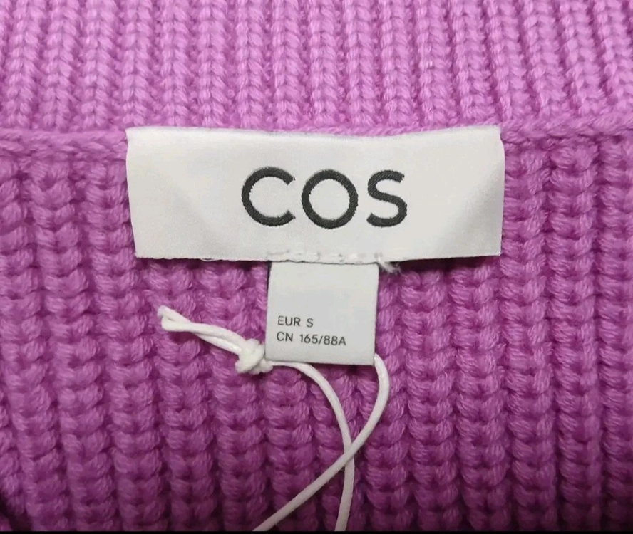 [미사용 새상품 여성용] COS 코스 브이넥 니트 조끼 유로 S사이즈 가니 마인 폴로 랄프로렌 us폴로 아미 시리즈 이미지