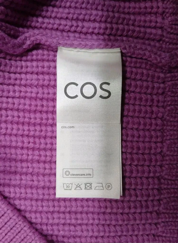 [미사용 새상품 여성용] COS 코스 브이넥 니트 조끼 유로 S사이즈 가니 마인 폴로 랄프로렌 us폴로 아미 시리즈 이미지