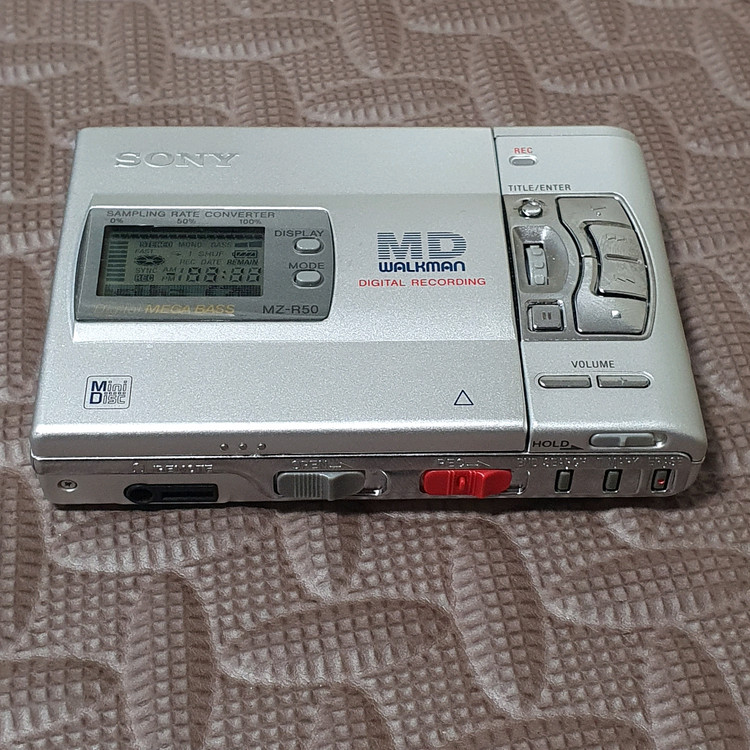 소니 MD 워크맨 MZ-R50 플레이어 레코더 이미지