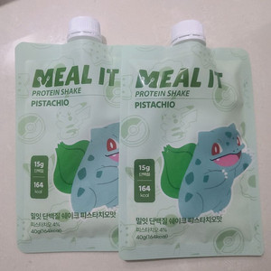 밀잇 식단관리 단백질 쉐이크 포켓형 피스타치오맛, 40g 미개봉 새상품 이미지