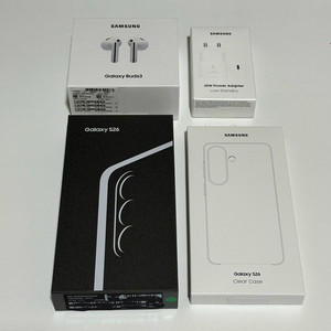 갤럭시s26 512gb + 버즈3 + 25w어댑터 일괄 판매 이미지