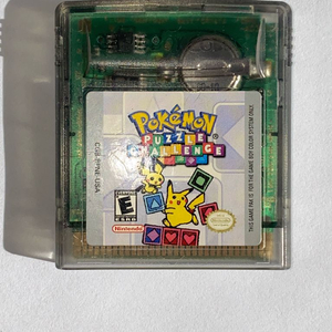 포켓몬 퍼즐 챌린지 영어 북미 정품 게임팩 gb gameboy 게임보이 닌텐도 이미지