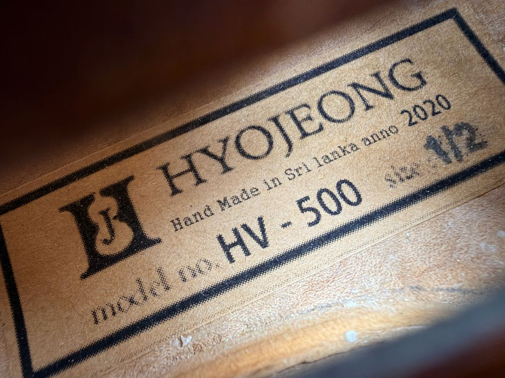 효정 500호 바이올린, 1/2사이즈, 셋업완료, 풀세트 이미지