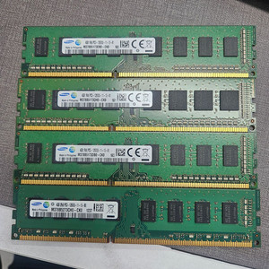 DDR3 4GB 메모리 4개 이미지