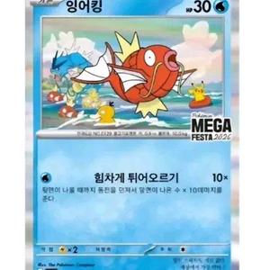잉어킹 포켓몬카드 메가페스타 에디션 이미지