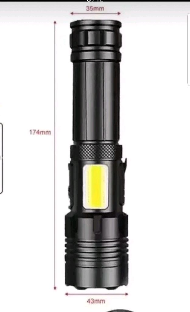 xhp120손전등,랜턴,해루질,낚시,경비,산행 등.. 이미지