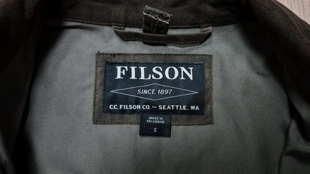 [FILSON] 필슨 왁스 자켓 S 오터그린 이미지