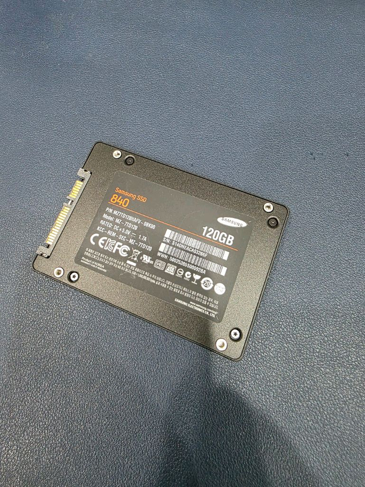 삼성 840 EVO 120GB SSD 이미지