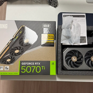 ZOTAC RTX 5070 TI SOLID s급 이미지