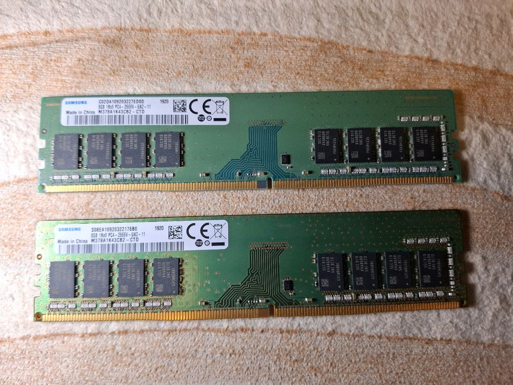 삼성 DDR4 2666 8G 2개 팔아요 이미지