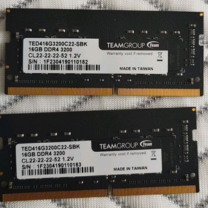 ddr4 3200 노트북 램 16 * 2 (32gb) 이미지