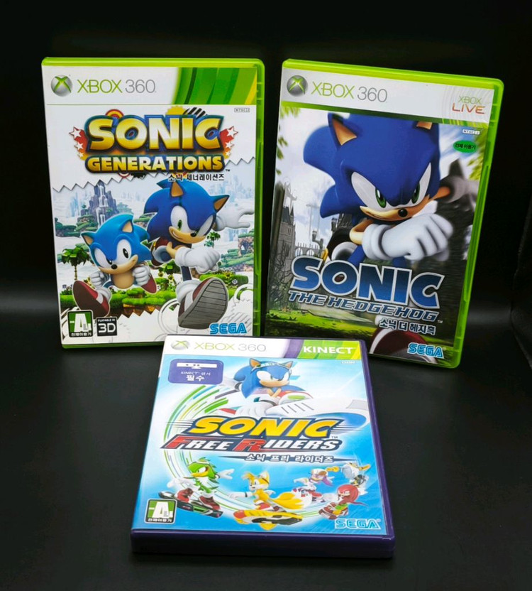 XBOX360 소닉 프리 라이더즈 키넥트 대응 최고의 게임 이미지