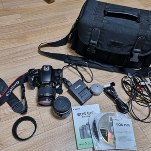 캐논 450d 카메라 세트 이미지