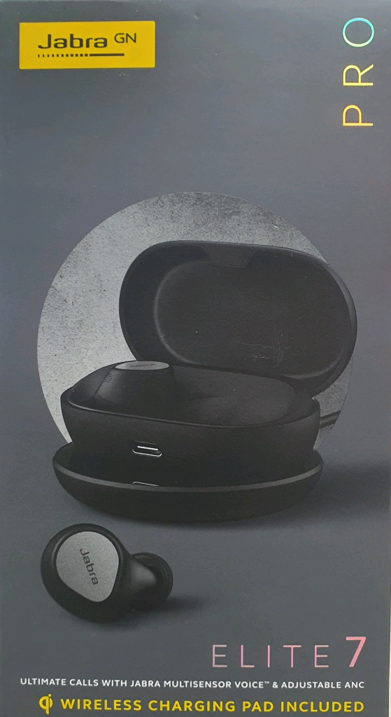 Jabra Elite 7 Pro 무선충전 이어폰 블랙 이미지