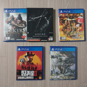 PS4 세키로,삼국지13,레데리2 일괄 이미지