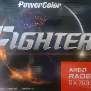 PowerColor 라데온 RX 7600 8GB(제조일자 25년 6월) 이미지